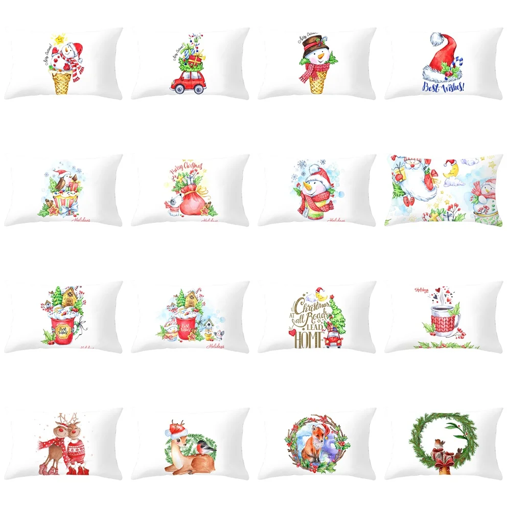 Christmas Hat Snowman Flamingo Cushion Cover Rectangle Waist Pillowcase Polyester Peachskin Home Bed Office Couch Pillow Case
Christmas Hat Snowman Flamingo Cushion Cover Rectangle Waist Pillowcase Polyester Peachskin Home Bed Office Couch Pillow Case