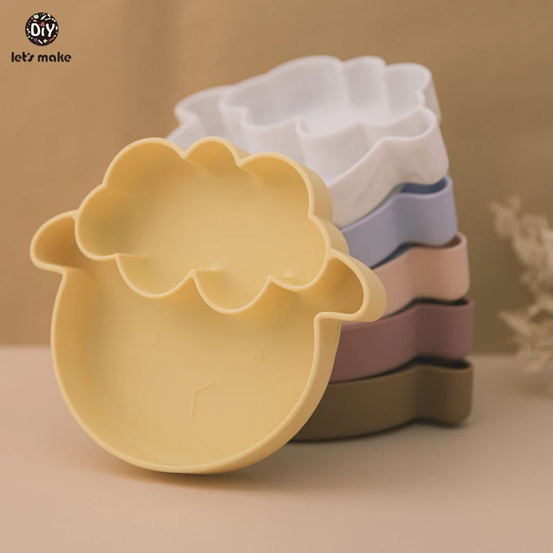 Let's Make 1PC Baby Silicone Plate Children Feeding Bowl Plates Sheep Waterproof Non-Slip Feedings Silicone Bowl Baby Products
Let's Make 1PC Baby Silicone Plate Children Feeding Bowl Plates Sheep Waterproof Non-Slip Feedings Silicone Bowl Baby Products