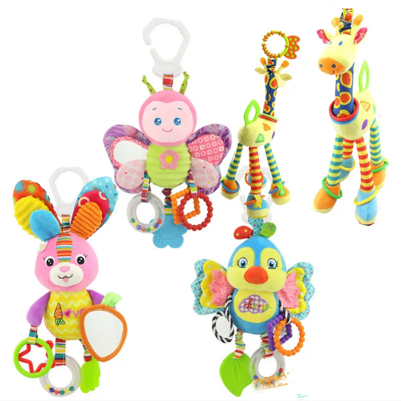 New Arrival Soft Giraffe Animal Handbells Rattles Plush Infant Baby Development Handle Toys Hot Selling WIth Teether Baby Toy
New Arrival Soft Giraffe Animal Handbells Rattles Plush Infant Baby Development Handle Toys Hot Selling WIth Teether Baby Toy