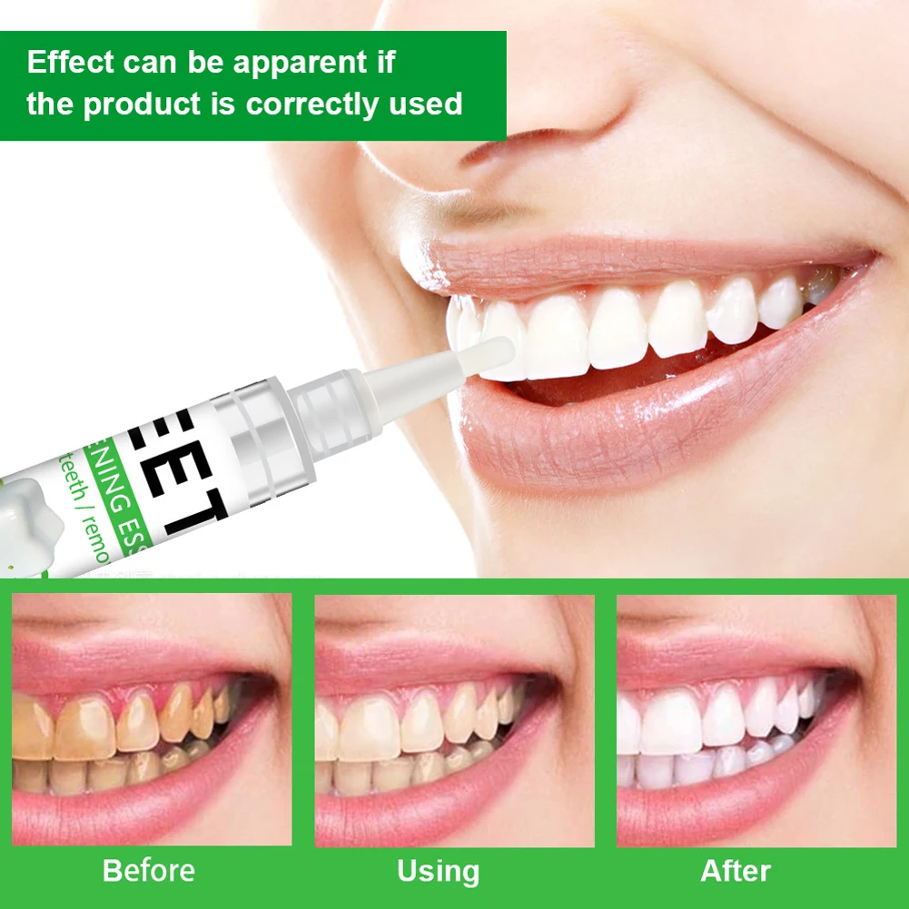 4ml Essence Cleaning Serum Dental Tools Remove Plaque Stains Home Bleaching Brush Oral Hygiene Travel Teeth Whitening Pen Gel
4ml Essence Cleaning Serum Dental Tools Remove Plaque Stains Home Bleaching Brush Oral Hygiene Travel Teeth Whitening Pen Gel