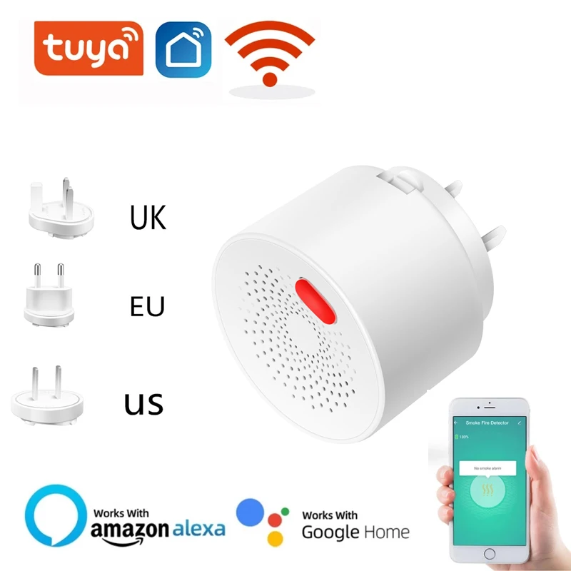 Tuya WiFi Gas Detector Smart Fire Alarm Sensor for Home Security Automatic Alarm APP Control Notice Smart Human Body Sensors
Tuya WiFi Gas Detector Smart Fire Alarm Sensor for Home Security Automatic Alarm APP Control Notice Smart Human Body Sensors
