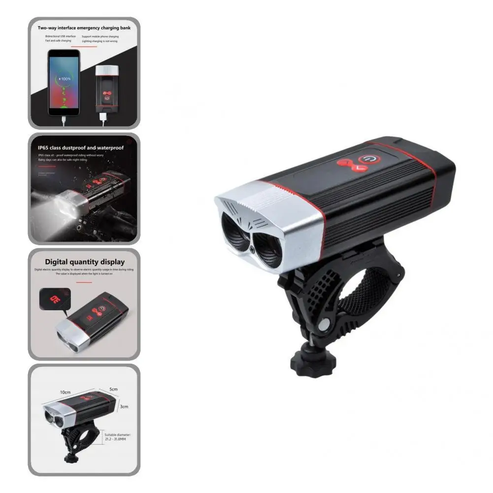 Useful Bicycle Flashlight Power Bank Function Fast Charge Convenient Bicycle Flashlight Bike Headlights Bike Light
Useful Bicycle Flashlight Power Bank Function Fast Charge Convenient Bicycle Flashlight Bike Headlights Bike Light