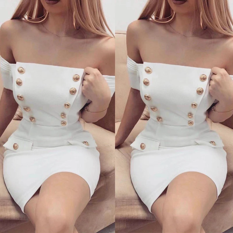 Free Shipping Wholesale 2021 Women's White Short Sleeve Strapless Mini Sexy Club Celebrity Cocktail Party Bandage Dress
Free Shipping Wholesale 2021 Women's White Short Sleeve Strapless Mini Sexy Club Celebrity Cocktail Party Bandage Dress