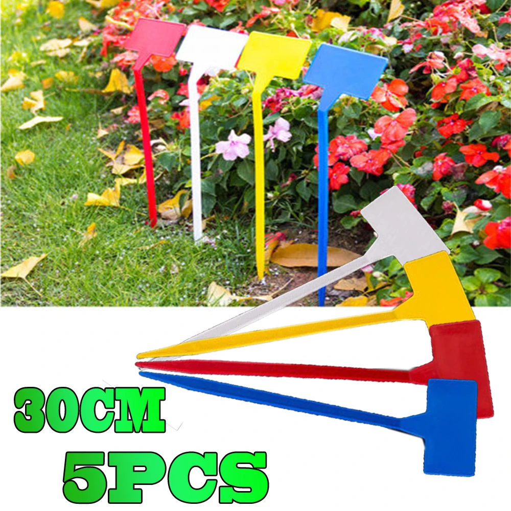 5pcs T-Type Upturned Marker Plant Labels Tags Plastic Seedl Nursery Garden Stick Gardening Seedling Label Plant Markers Tag New
5pcs T-Type Upturned Marker Plant Labels Tags Plastic Seedl Nursery Garden Stick Gardening Seedling Label Plant Markers Tag New