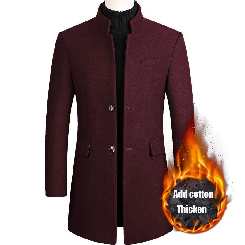 Men's Wool Blended Jacket, New Solid Color High-quality Men's Wool Jacket for Autumn and Winter, Luxury Brand Slim Fit Jacket
Men's Wool Blended Jacket, New Solid Color High-quality Men's Wool Jacket for Autumn and Winter, Luxury Brand Slim Fit Jacket