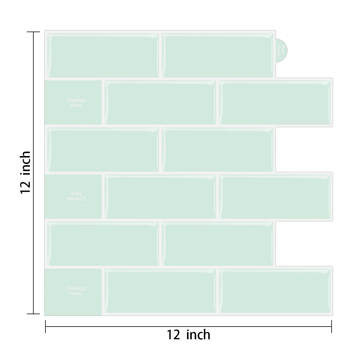 WODECOR Peel And Stick Toilet Backsplash,Restaurant Decoration Waterproof Wall Tiles, Merchandise Store Decorations- 1 Sheet
WODECOR Peel And Stick Toilet Backsplash,Restaurant Decoration Waterproof Wall Tiles, Merchandise Store Decorations- 1 Sheet