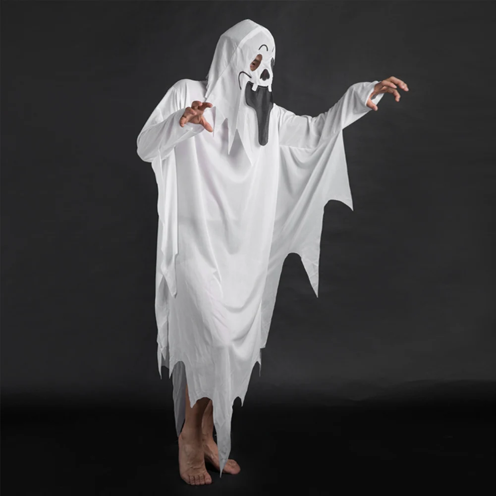 Outdoor Realistic Party Dress-Up Cosplay Props Breathable Halloween Decor For Kids Adults White Ghost Costume Stage Performance
Outdoor Realistic Party Dress-Up Cosplay Props Breathable Halloween Decor For Kids Adults White Ghost Costume Stage Performance