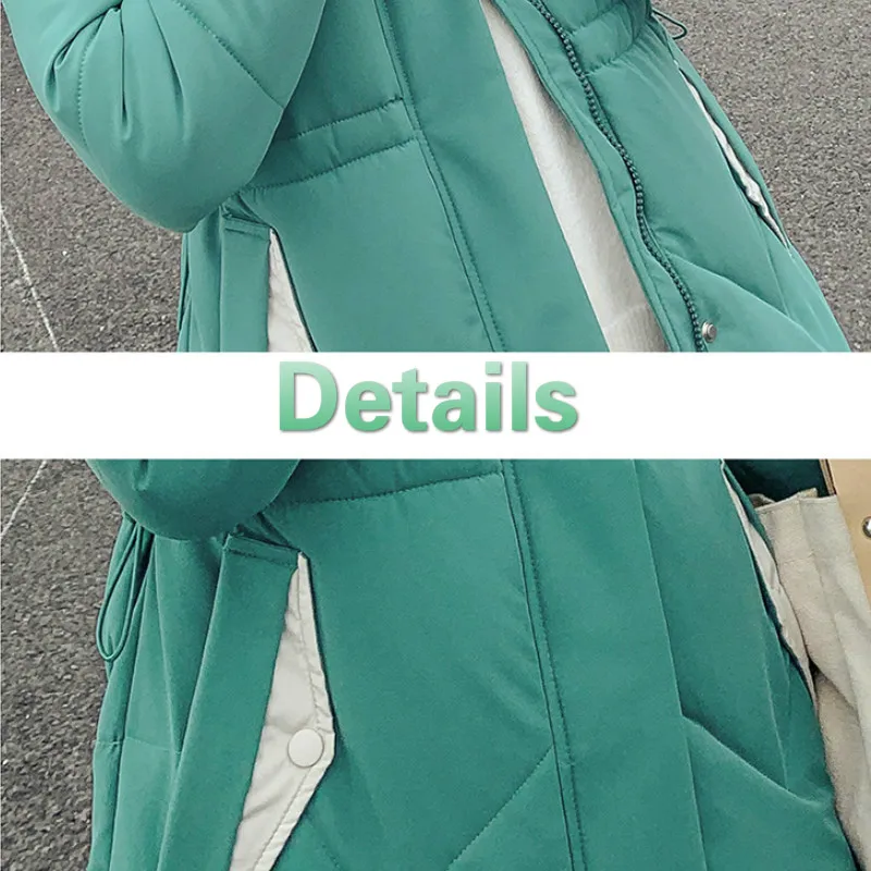 Medium-long Style Parkas Women Solid Thick Hooded Pocket Plus Size 3XL Womens Fashion Casual Button Winter Korean Style Loose
Medium-long Style Parkas Women Solid Thick Hooded Pocket Plus Size 3XL Womens Fashion Casual Button Winter Korean Style Loose