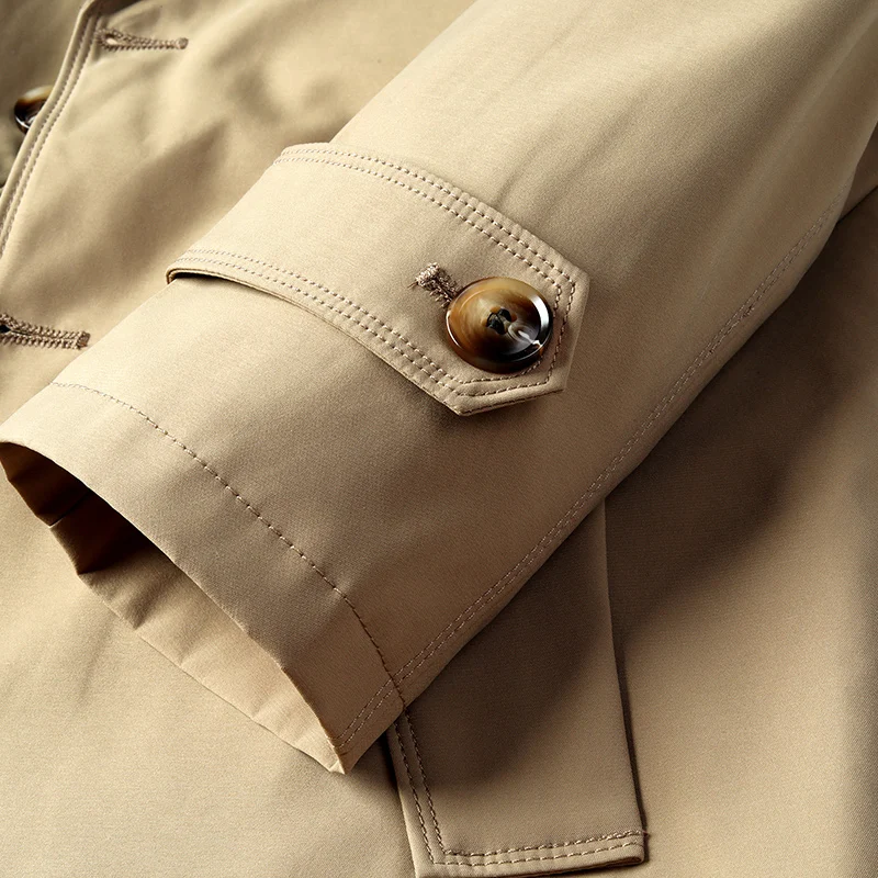 Brand Spring Autumn Men Trench Coats Superior Quality Buttons Male Fashion Outerwear Jackets Windbreaker Plus Size 4XL
Brand Spring Autumn Men Trench Coats Superior Quality Buttons Male Fashion Outerwear Jackets Windbreaker Plus Size 4XL