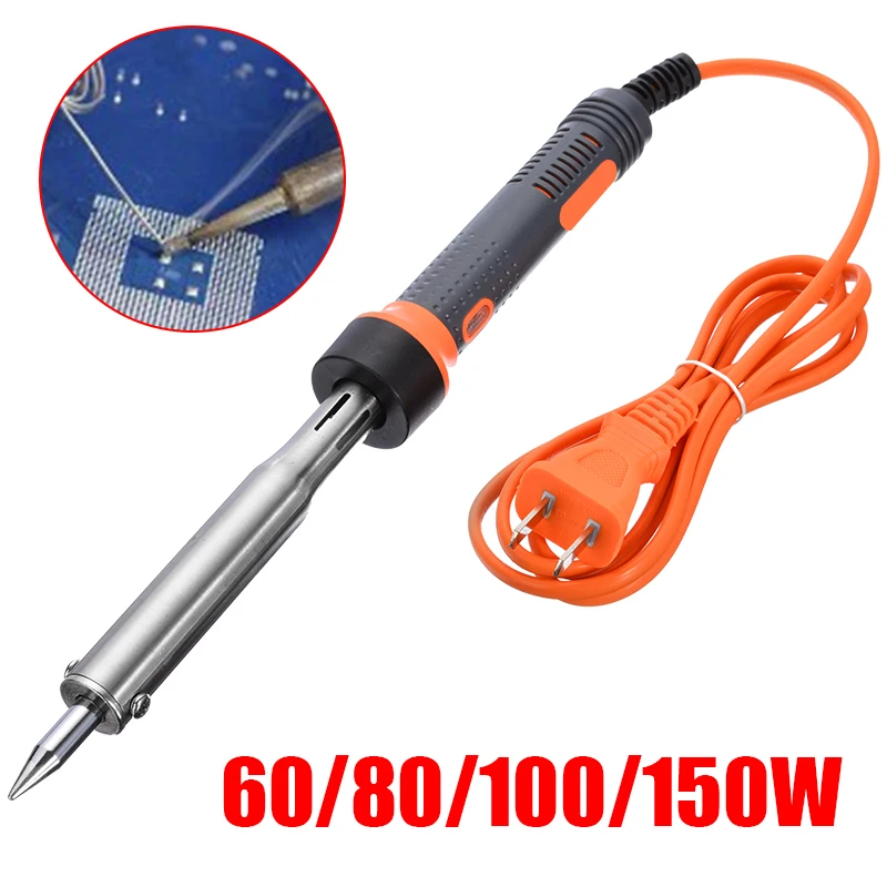 60W/100W/150W Electric Soldering Iron Welding Heating Pen 220V For Rubber Handle For Lead-free Soldering Semiconductors Repair
60W/100W/150W Electric Soldering Iron Welding Heating Pen 220V For Rubber Handle For Lead-free Soldering Semiconductors Repair
