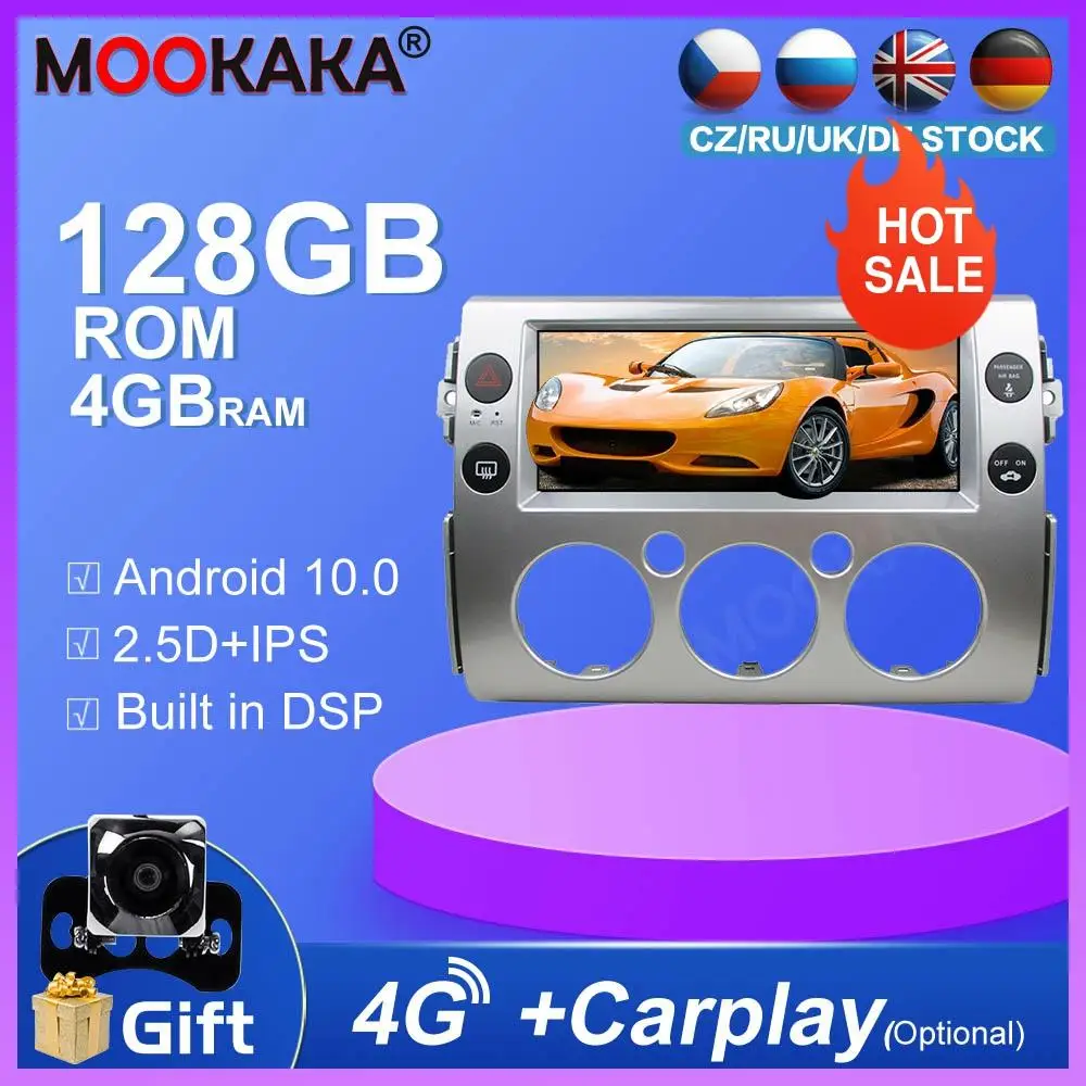 4+128GB Android10.0 Car GPS Navigation For Toyota FJ Cruiser 2007-2018 Stereo Multimedia Player Auto Radio Head Unit Carplay Dsp
4+128GB Android10.0 Car GPS Navigation For Toyota FJ Cruiser 2007-2018 Stereo Multimedia Player Auto Radio Head Unit Carplay Dsp