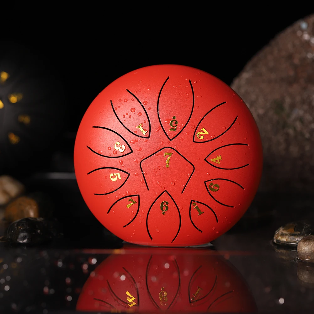 Steel Tongue Drum Portable Hand Drum 6 Inch Percussion Instrument 11 Notes Tongue Drum for Meditation Yoga Ethereal Drums
Steel Tongue Drum Portable Hand Drum 6 Inch Percussion Instrument 11 Notes Tongue Drum for Meditation Yoga Ethereal Drums
