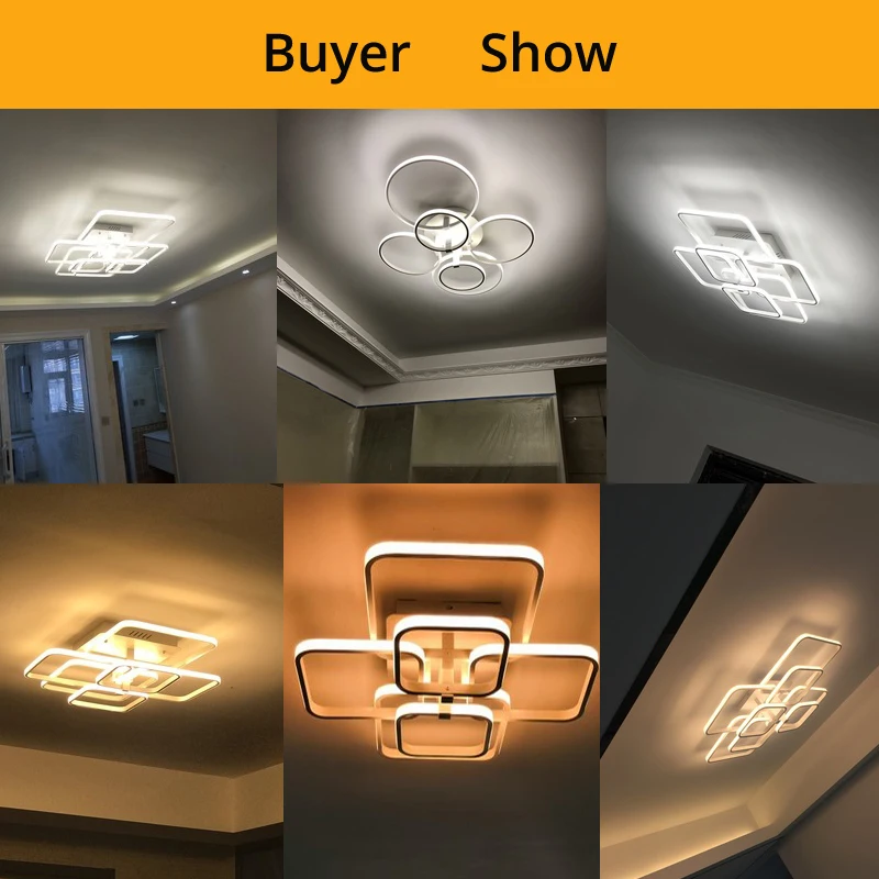 New Round/Rectangle shape For Living Room Bedroom Home AC85-265V Modern Led Ceiling Lamp Fixtures lampadari luminaire
New Round/Rectangle shape For Living Room Bedroom Home AC85-265V Modern Led Ceiling Lamp Fixtures lampadari luminaire