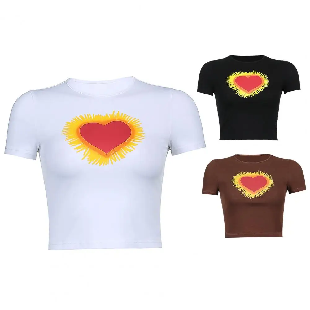 Thin Top Round Neck Short Sleeves Cotton Blend Short Sleeve Tops Soft Shirt for Beach
Thin Top Round Neck Short Sleeves Cotton Blend Short Sleeve Tops Soft Shirt for Beach