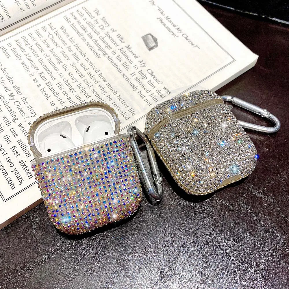 Luxury 3D Cute Bling Diamonds Wireless Bluetooth Earphone Accessories Hard Case for Apple Airpods 2 1 Protective Charging Bag
Luxury 3D Cute Bling Diamonds Wireless Bluetooth Earphone Accessories Hard Case for Apple Airpods 2 1 Protective Charging Bag