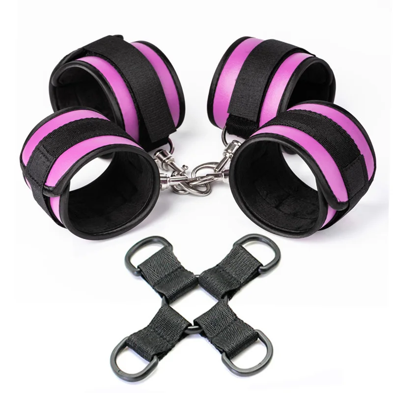 Фото Сексуальные искусственные наручники манжеты на лодыжку - купить
