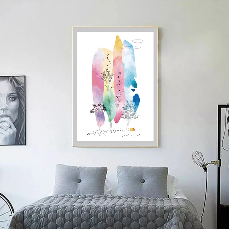 Home Decoration Paintings Color Landscape Posters Cute Childlike Pattern Wall Art Living Room Interior Decors Canvas With Frame
Home Decoration Paintings Color Landscape Posters Cute Childlike Pattern Wall Art Living Room Interior Decors Canvas With Frame