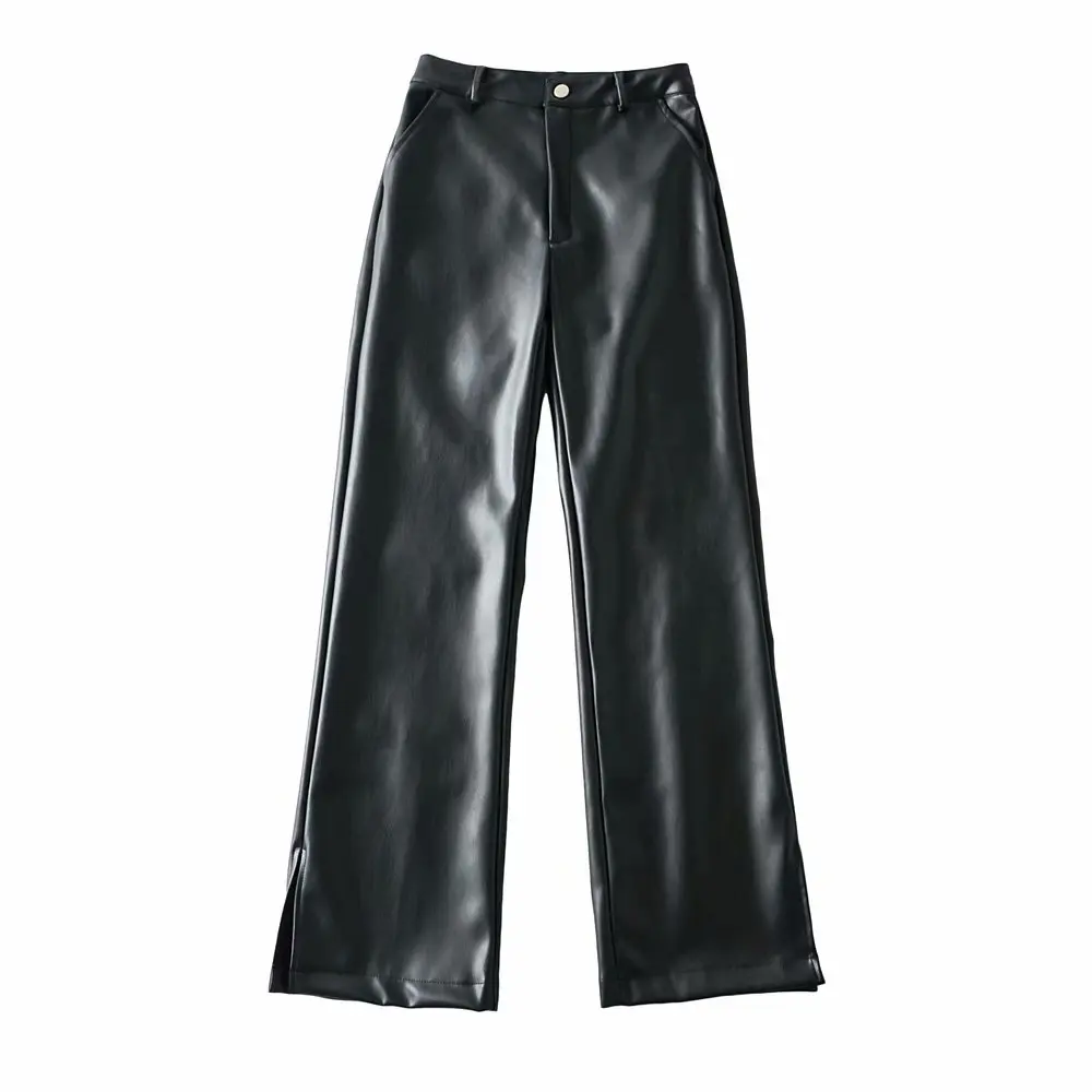 European and American Ins Blogger Model Fashion High-waisted Pu Leather Mopping Ground Warm Casual Leather Pants Pants DLZK420
European and American Ins Blogger Model Fashion High-waisted Pu Leather Mopping Ground Warm Casual Leather Pants Pants DLZK420