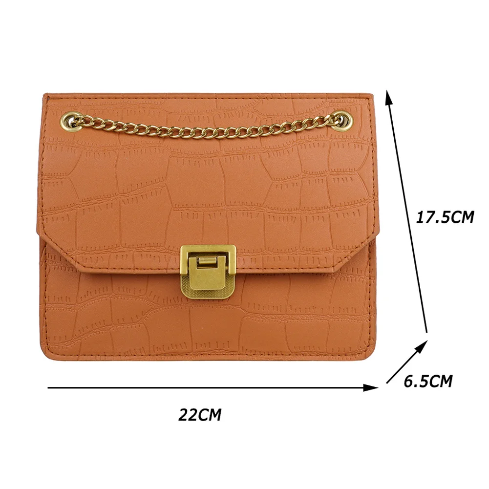 Fashion Stone Pattern Purse PU Leather Shoulder Handbag Women Autumn Chain Messenger Bag Elegant Street Casual Street Totes 2021
Fashion Stone Pattern Purse PU Leather Shoulder Handbag Women Autumn Chain Messenger Bag Elegant Street Casual Street Totes 2021