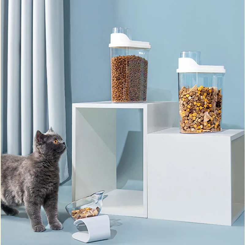 Pet Food Storage Transparent Double-sealed Moisture-proof Tank Multifunctional Large-capacity Food Storage Bucket for Cats Dogs
Pet Food Storage Transparent Double-sealed Moisture-proof Tank Multifunctional Large-capacity Food Storage Bucket for Cats Dogs