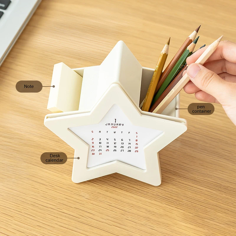 2022 Desk Calendar Pen Holder Creatives Star Shaped Reminder Desk Calendar Pen Holder Decoration Literary Dorm Desktop Ornament
2022 Desk Calendar Pen Holder Creatives Star Shaped Reminder Desk Calendar Pen Holder Decoration Literary Dorm Desktop Ornament