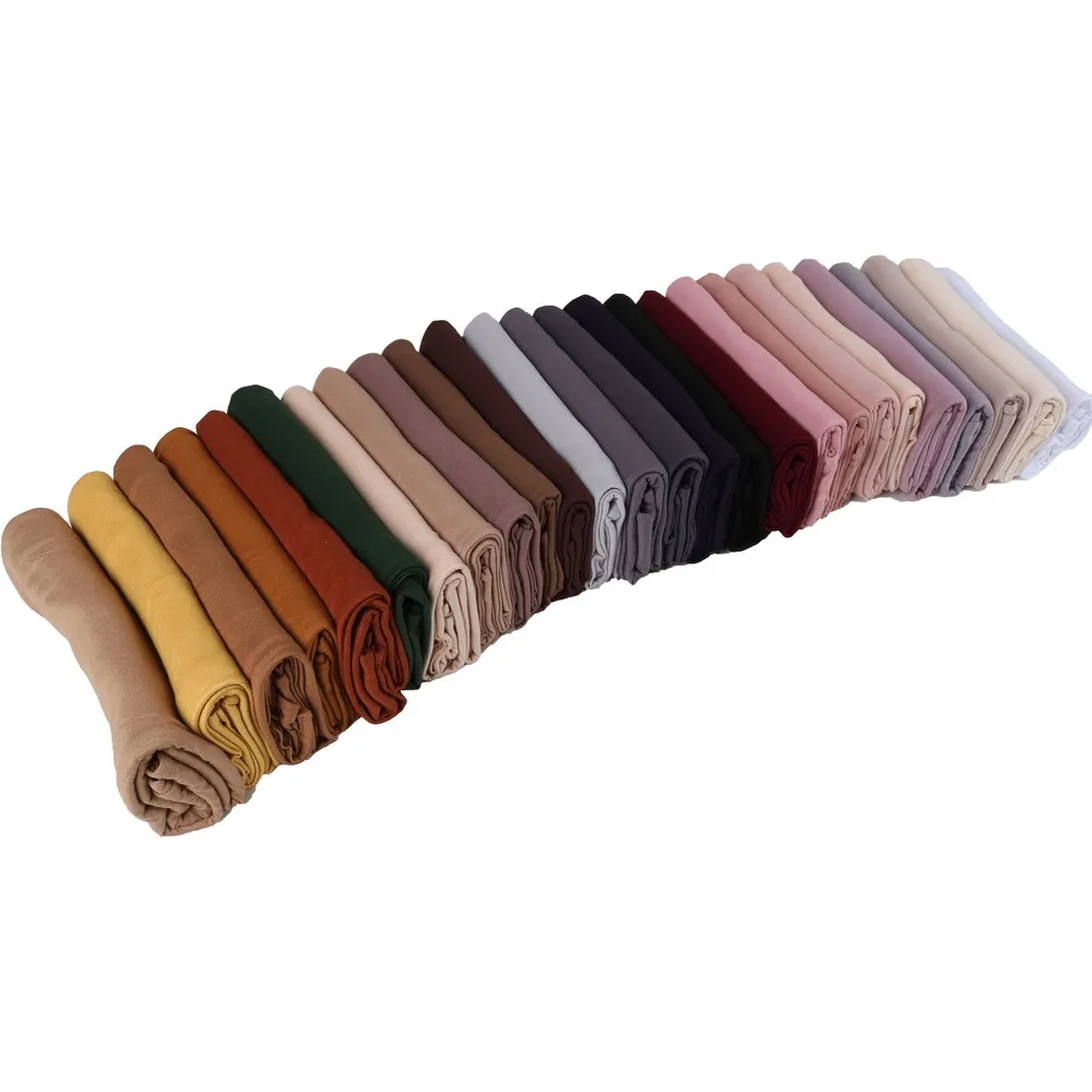 150pcs 170X60cm Plain Cotton Jersey Hijab Scarf Shawl Solid Color With Good Stitch Stretchy Soft s For Women Scarves
150pcs 170X60cm Plain Cotton Jersey Hijab Scarf Shawl Solid Color With Good Stitch Stretchy Soft s For Women Scarves