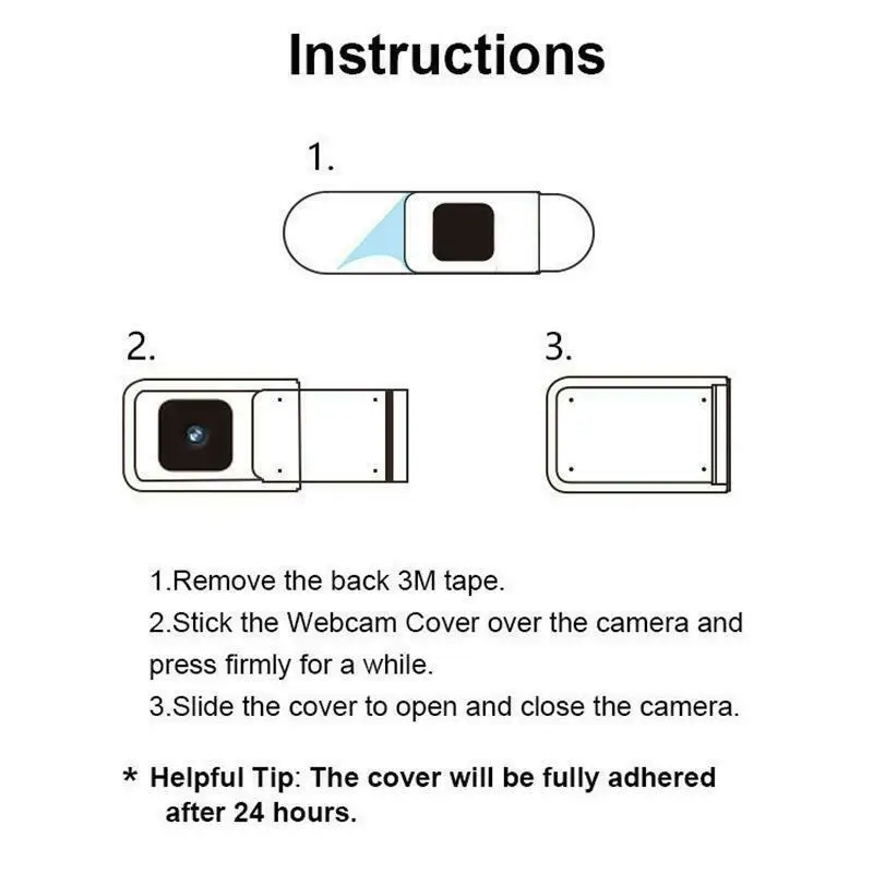 3 Pack Webcam Cover Slide Ultra Thin Different Size for COMPuter Ecoho Show Tablet iPad Phone Protect Privacy
3 Pack Webcam Cover Slide Ultra Thin Different Size for COMPuter Ecoho Show Tablet iPad Phone Protect Privacy