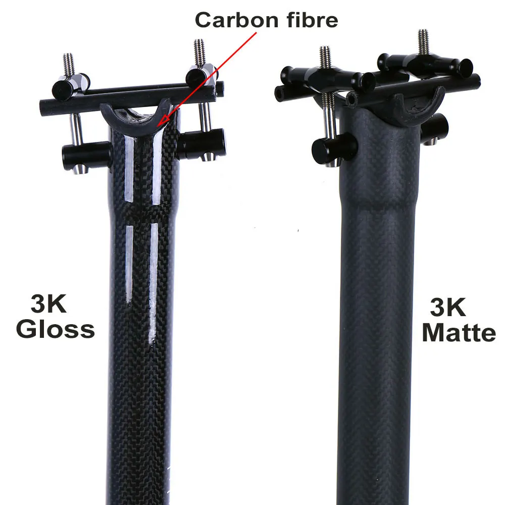 Full 3K Carbon Fiber Seat Post Bike Seatpost Road/Mtb Bicycle Seatposts 135g Titanium screws 27.2 30.8 31.6mm*300 350 400mm
Full 3K Carbon Fiber Seat Post Bike Seatpost Road/Mtb Bicycle Seatposts 135g Titanium screws 27.2 30.8 31.6mm*300 350 400mm