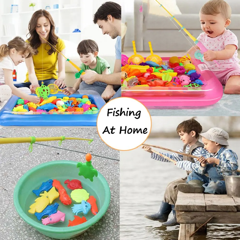 22pcs Fishing Toy Kids Boy Girl Toy fishing Toy Set Suit Magnetic Play Water Baby Toys Fish Square Box Best gift for children
22pcs Fishing Toy Kids Boy Girl Toy fishing Toy Set Suit Magnetic Play Water Baby Toys Fish Square Box Best gift for children