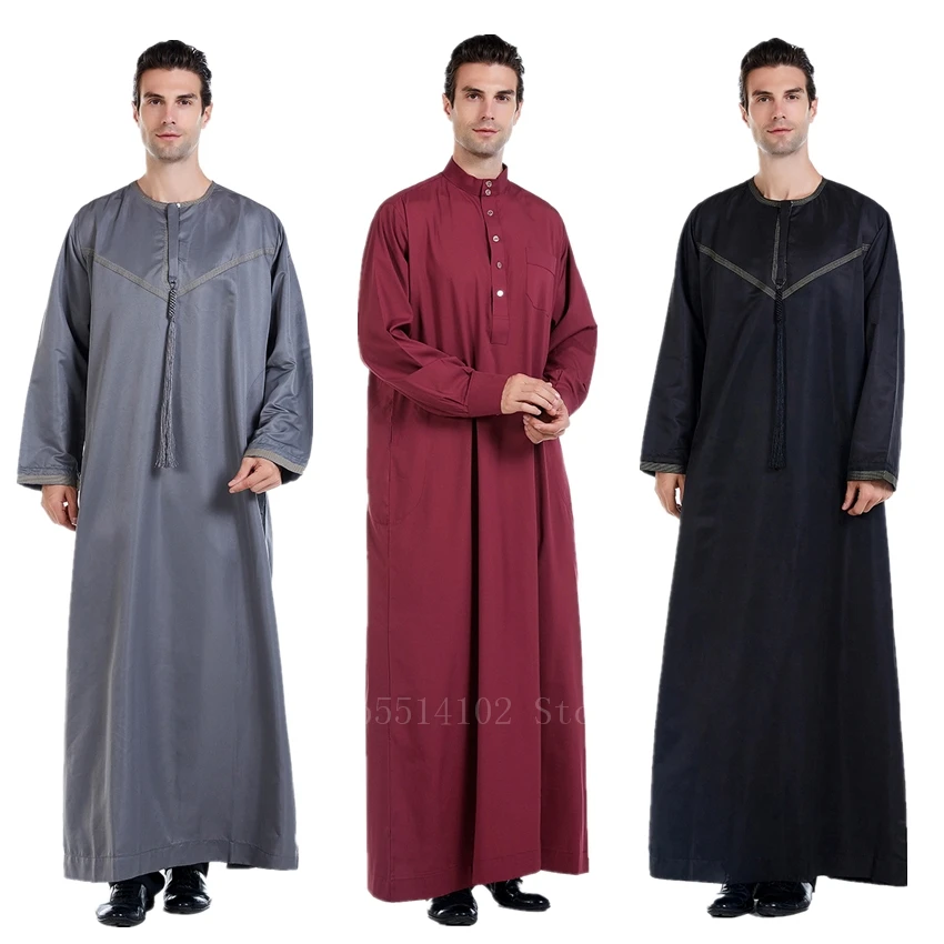 Men Islamic Clothing Muslim Robe Arab Thobe Ramadan Costumes Saudi Arabic Pakistan Abaya Male Full Sleeve Robe Kaftan Head Scarf
Men Islamic Clothing Muslim Robe Arab Thobe Ramadan Costumes Saudi Arabic Pakistan Abaya Male Full Sleeve Robe Kaftan Head Scarf