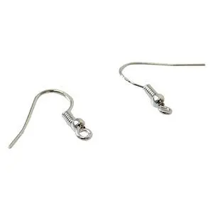 100pcs/set Findings Earring Hook Coil Ear Wire DIY Jewelry Making 
100pcs/set Findings Earring Hook Coil Ear Wire DIY Jewelry Making