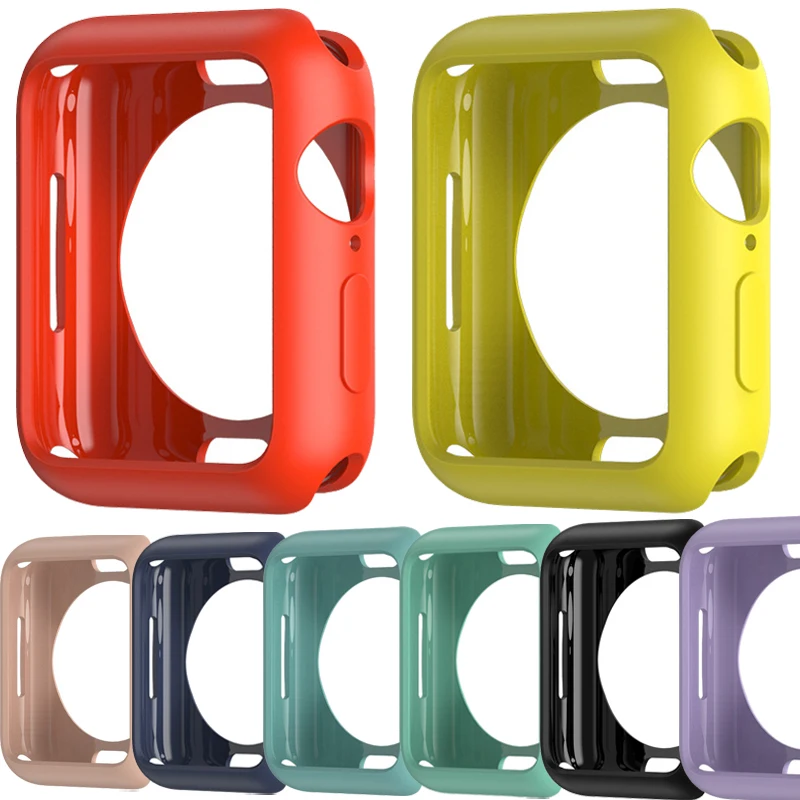 Soft Frame Silicone Case for Apple Watch 38mm 42mm 40mm 44mm Protection Shell Bumper cover case for iWatch series 6 se 5 4 3 2
Soft Frame Silicone Case for Apple Watch 38mm 42mm 40mm 44mm Protection Shell Bumper cover case for iWatch series 6 se 5 4 3 2