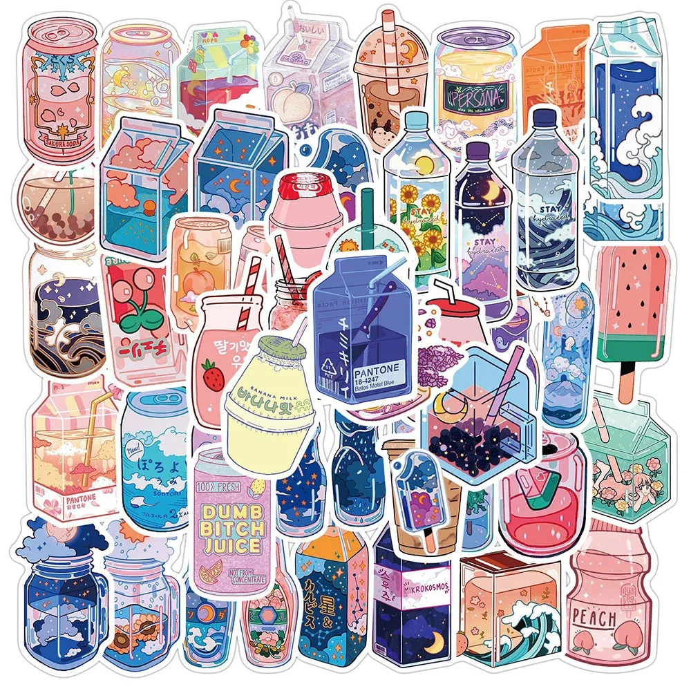 10/30/50PCS INS Style Cute Drink Cartoon Stickers Laptop Guitar Luggage Fridge Waterproof Graffiti Sticker Decal Kid Classic Toy
10/30/50PCS INS Style Cute Drink Cartoon Stickers Laptop Guitar Luggage Fridge Waterproof Graffiti Sticker Decal Kid Classic Toy