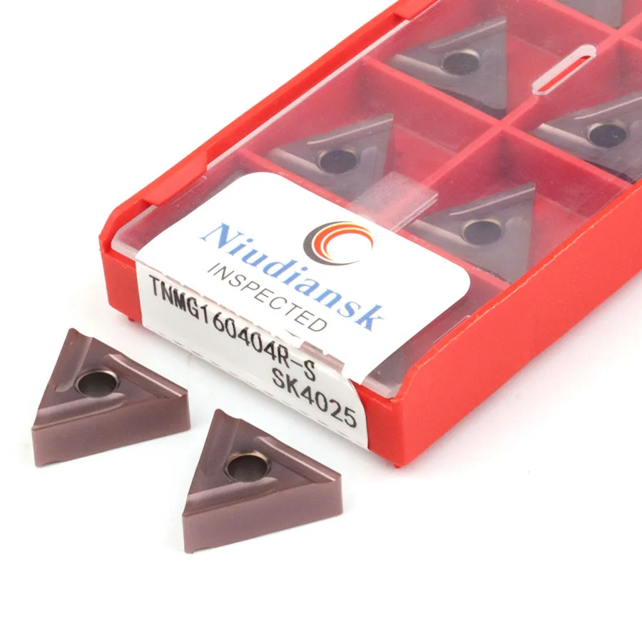 10pcs TNMG160404R-S SK3025 TNMG160408R-S SK4025 Triangular slotting rough machining blades Steel stainless steel special inserts
10pcs TNMG160404R-S SK3025 TNMG160408R-S SK4025 Triangular slotting rough machining blades Steel stainless steel special inserts