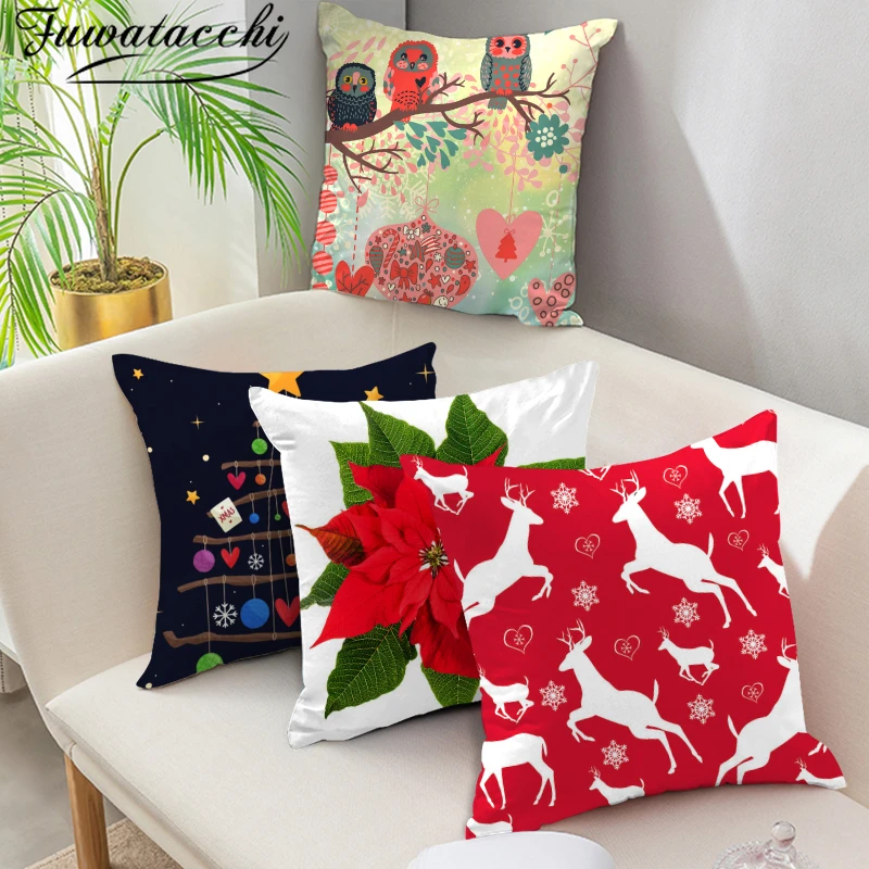 Чехол для подушки Fuwatacchi в мультяшном стиле, Рождественская серия, наволочка для подушки, декоративная цветная наволочка для дивана, автокре...
Чехол для подушки Fuwatacchi в мультяшном стиле, Рождественская серия, наволочка для подушки, декоративная цветная наволочка для дивана, автокре...