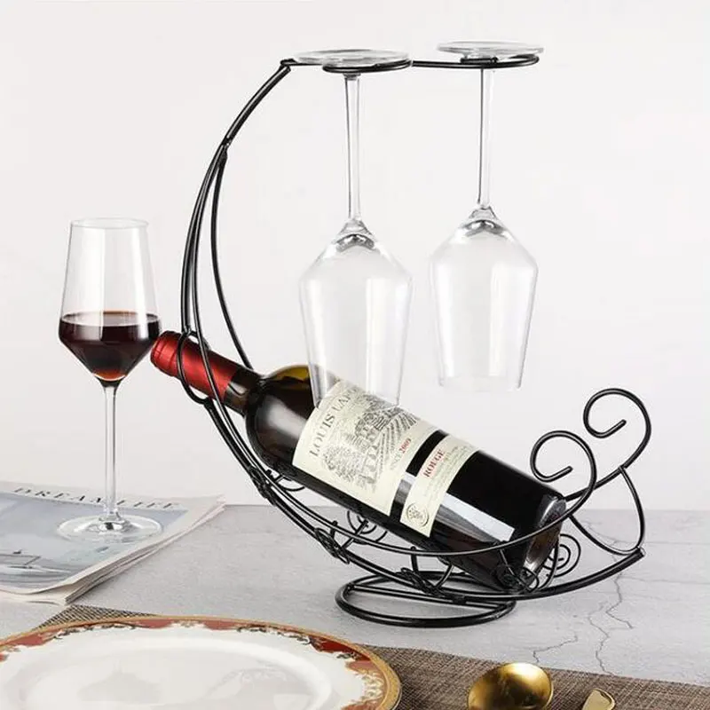 Creative Metal Wine Rack Hanging Wine Glass Holder Bar Stand Bracket Display Stand Bracket Decor
Creative Metal Wine Rack Hanging Wine Glass Holder Bar Stand Bracket Display Stand Bracket Decor