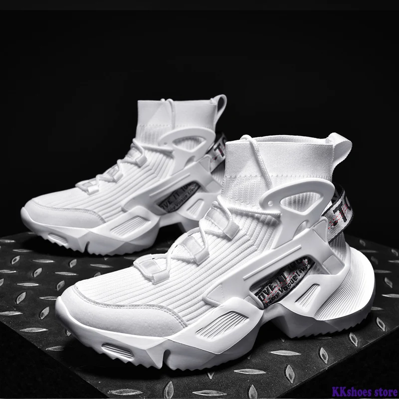 New Men's High Top Sneakers Breathable Casual Shoes Wearable Fashion Student Shoes Color Matching Shoes For Men Light
New Men's High Top Sneakers Breathable Casual Shoes Wearable Fashion Student Shoes Color Matching Shoes For Men Light