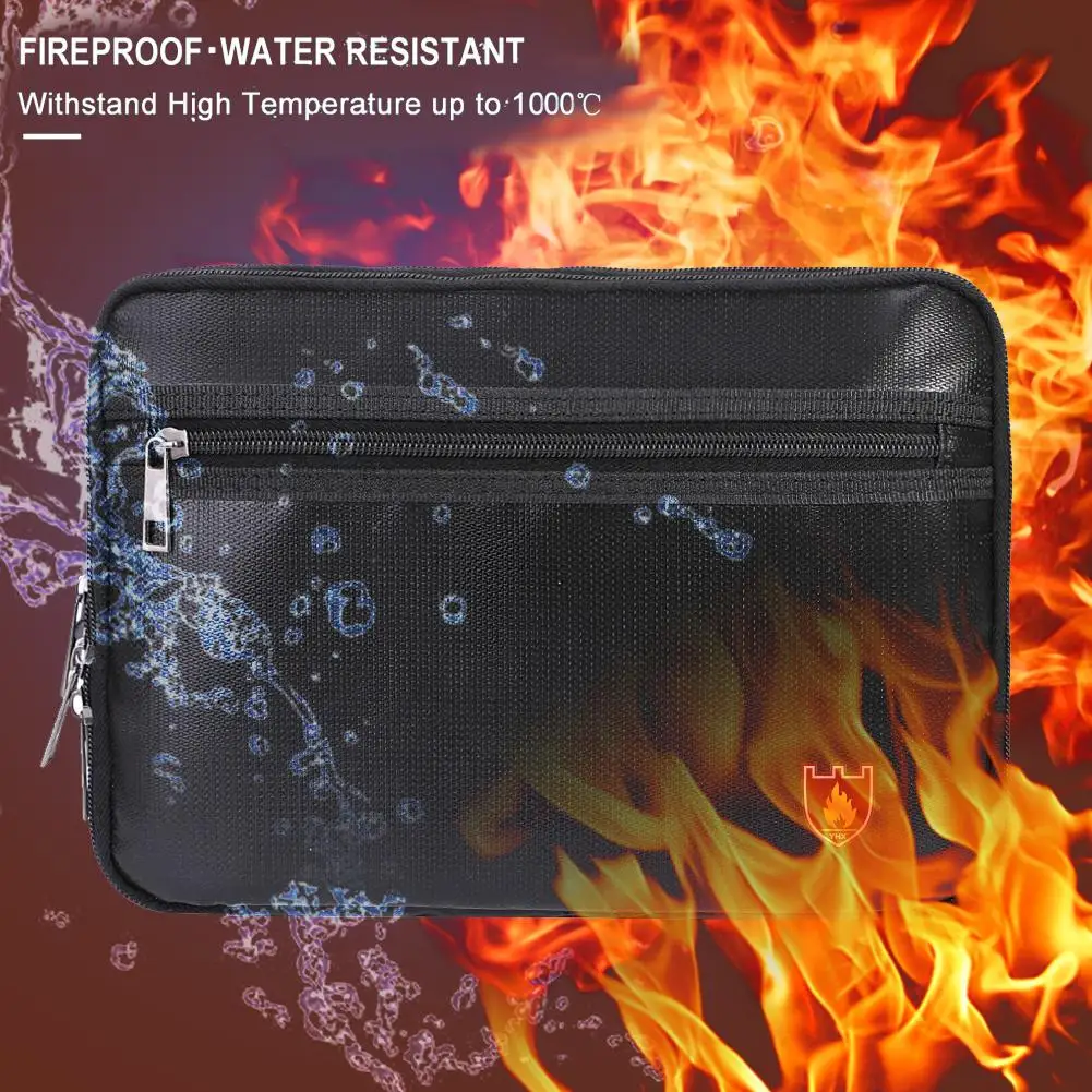 Portable Fireproof Waterproof Document Envelope File Folder Cash Pouch Tablets Mobile Phones Fireproof Money Bag Lipo Safe Bag
Portable Fireproof Waterproof Document Envelope File Folder Cash Pouch Tablets Mobile Phones Fireproof Money Bag Lipo Safe Bag