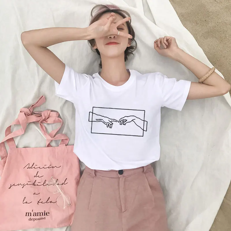 XS-3XL 2020 Creative Illusion Printed Tee Women Chic Top OOTD Aesthetic Idea Harajuku Graphic Tees Women
XS-3XL 2020 Creative Illusion Printed Tee Women Chic Top OOTD Aesthetic Idea Harajuku Graphic Tees Women