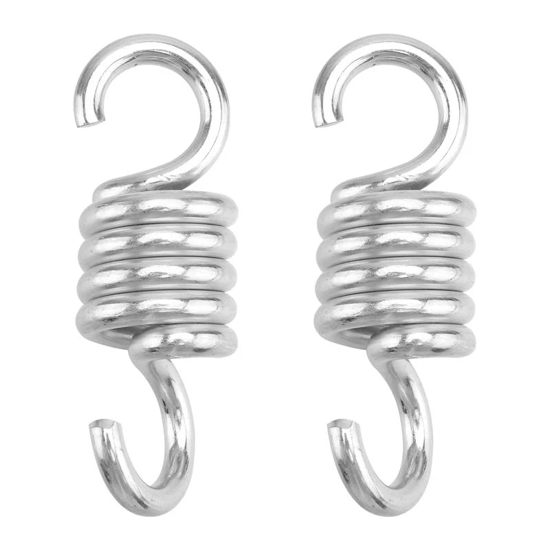 1 Pc Hammock Chair Hanging Porch Swing Spring Heavy Duty Stainless Steel Hammock Swing Hardware Dual Swivel Hooks
1 Pc Hammock Chair Hanging Porch Swing Spring Heavy Duty Stainless Steel Hammock Swing Hardware Dual Swivel Hooks
