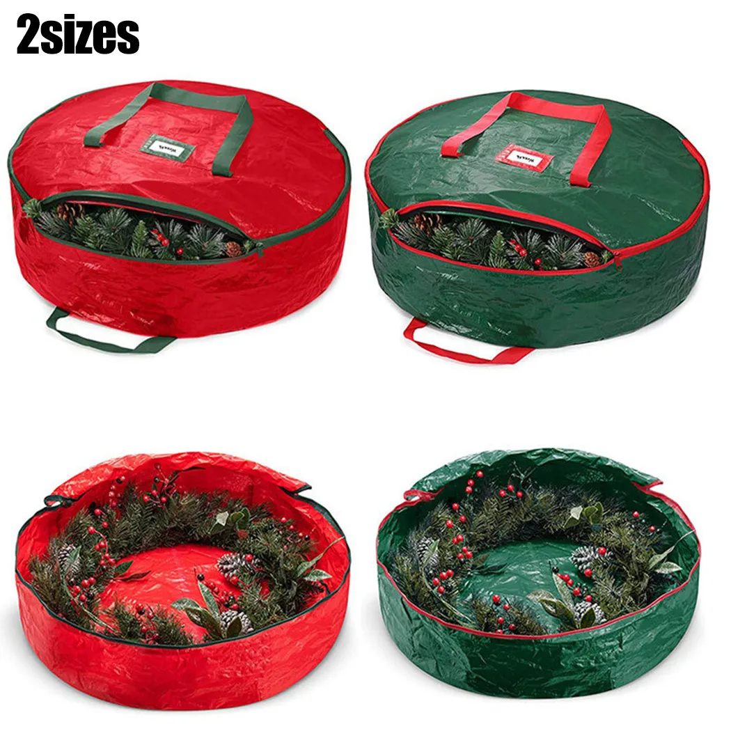 PE Round Christmas Wreath Storage Bag Christmas Tree Storage Bag Gift Sorting Bag Toy Storage Bag With Handle Cover Fpldable
PE Round Christmas Wreath Storage Bag Christmas Tree Storage Bag Gift Sorting Bag Toy Storage Bag With Handle Cover Fpldable