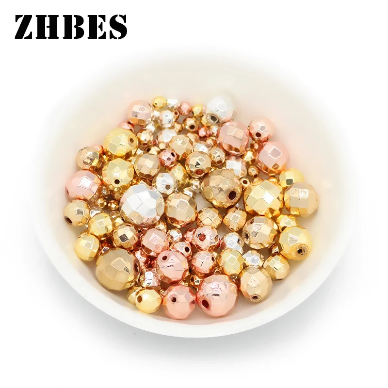 2-10MM Natural Stone Rose Gold colour,Black Faceted Round Hematite Spacer Loose Beads For DIY Jewelry Making Bracelet Findings
2-10MM Natural Stone Rose Gold colour,Black Faceted Round Hematite Spacer Loose Beads For DIY Jewelry Making Bracelet Findings
