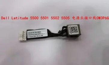 New Original DC Power Jack Cable 0W3P6G For Dell Latitude 5500 5501 5502 5505 Precision 3540 3541 3542 DC-IN
New Original DC Power Jack Cable 0W3P6G For Dell Latitude 5500 5501 5502 5505 Precision 3540 3541 3542 DC-IN