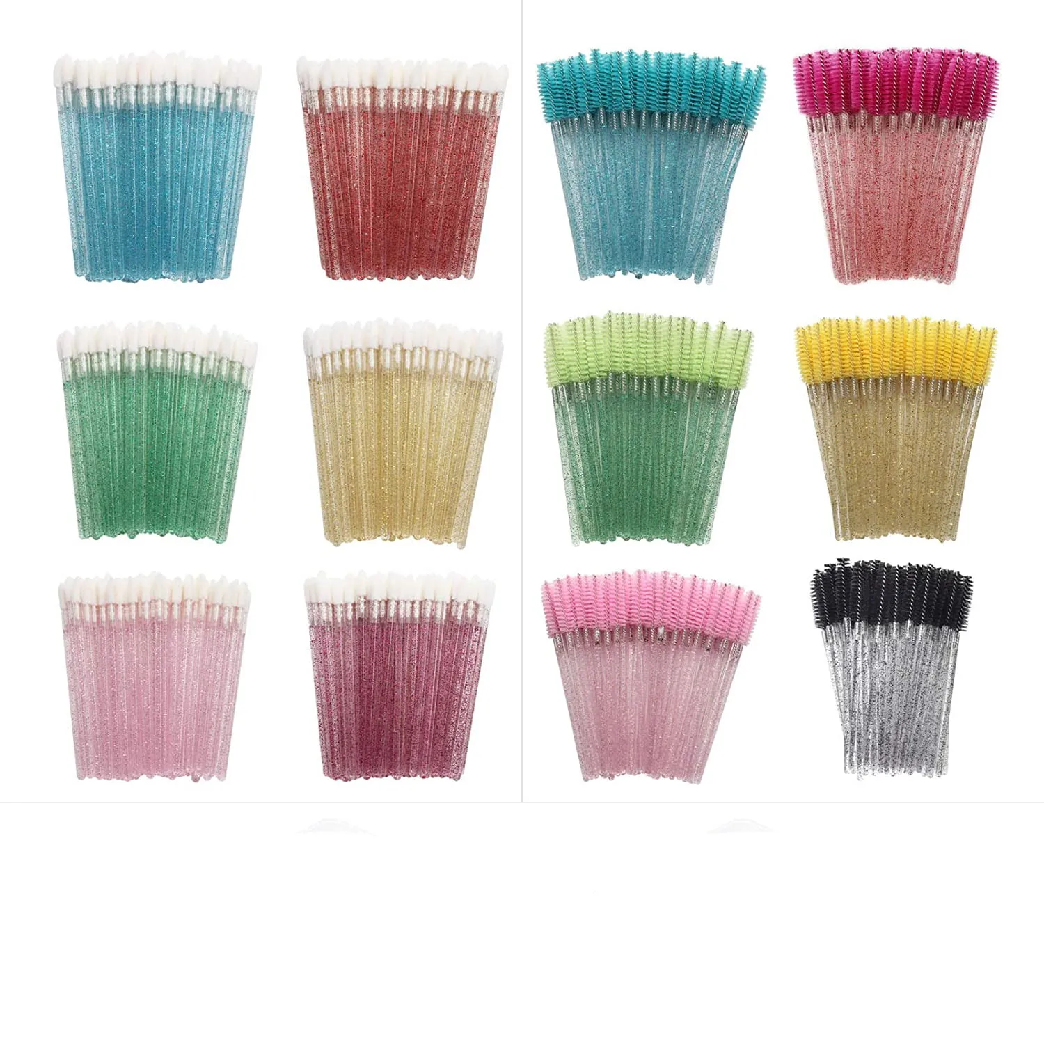 150PCS Crystal Lip Brushes Glitter Eyelash Brushes Unit Disposable Lip Gloss Mascara Wands Makeup Beauty Tools
150PCS Crystal Lip Brushes Glitter Eyelash Brushes Unit Disposable Lip Gloss Mascara Wands Makeup Beauty Tools