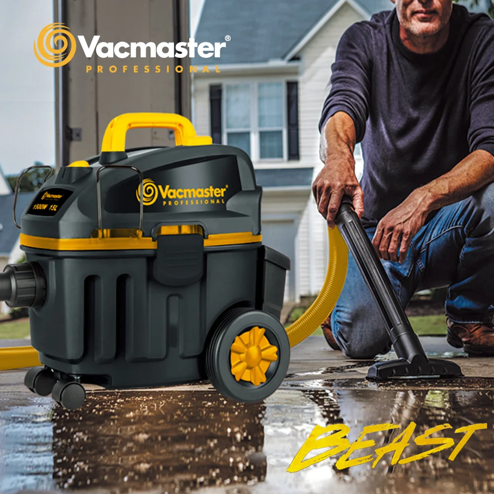 Vacmaster Vacuum Cleaner, Beast, 1500W, 15L Tank, Industrial Vacuum Cleaner, Wet Dry Vacuums, Dust Collector
Vacmaster Vacuum Cleaner, Beast, 1500W, 15L Tank, Industrial Vacuum Cleaner, Wet Dry Vacuums, Dust Collector