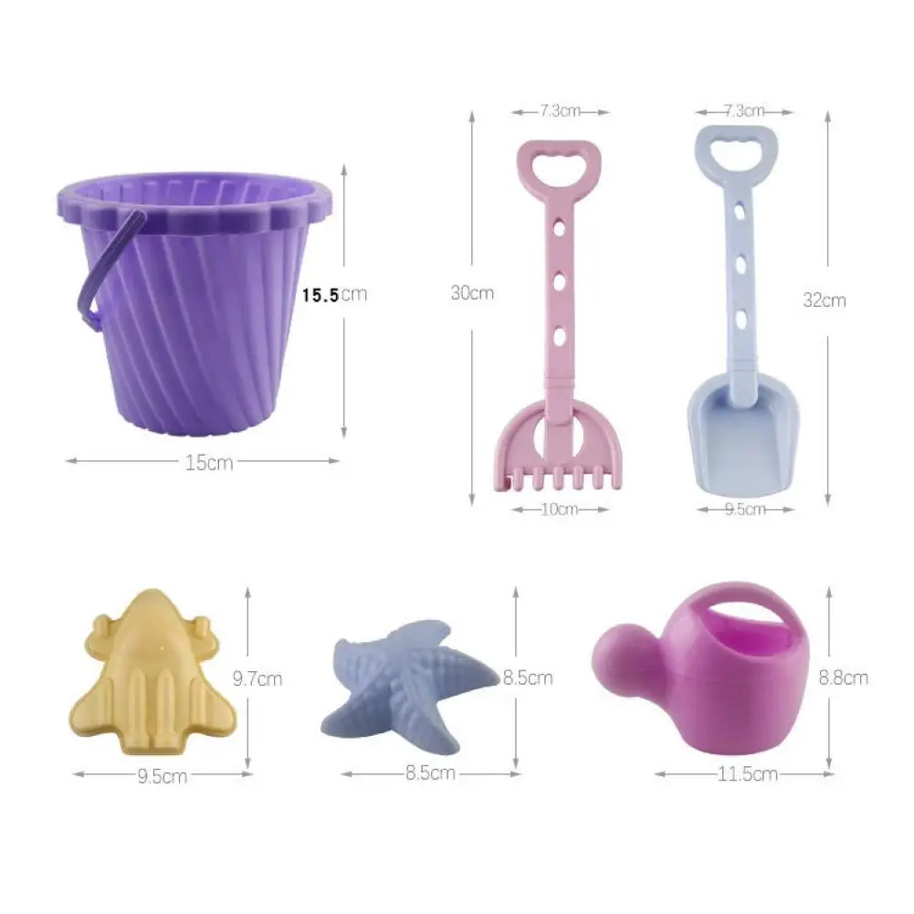 6Pcs Creative Kid Bucket Shovel Rake Sprinkler Mold Outdoor Pool Beach Water Sand Play Interactive Toy Set
6Pcs Creative Kid Bucket Shovel Rake Sprinkler Mold Outdoor Pool Beach Water Sand Play Interactive Toy Set