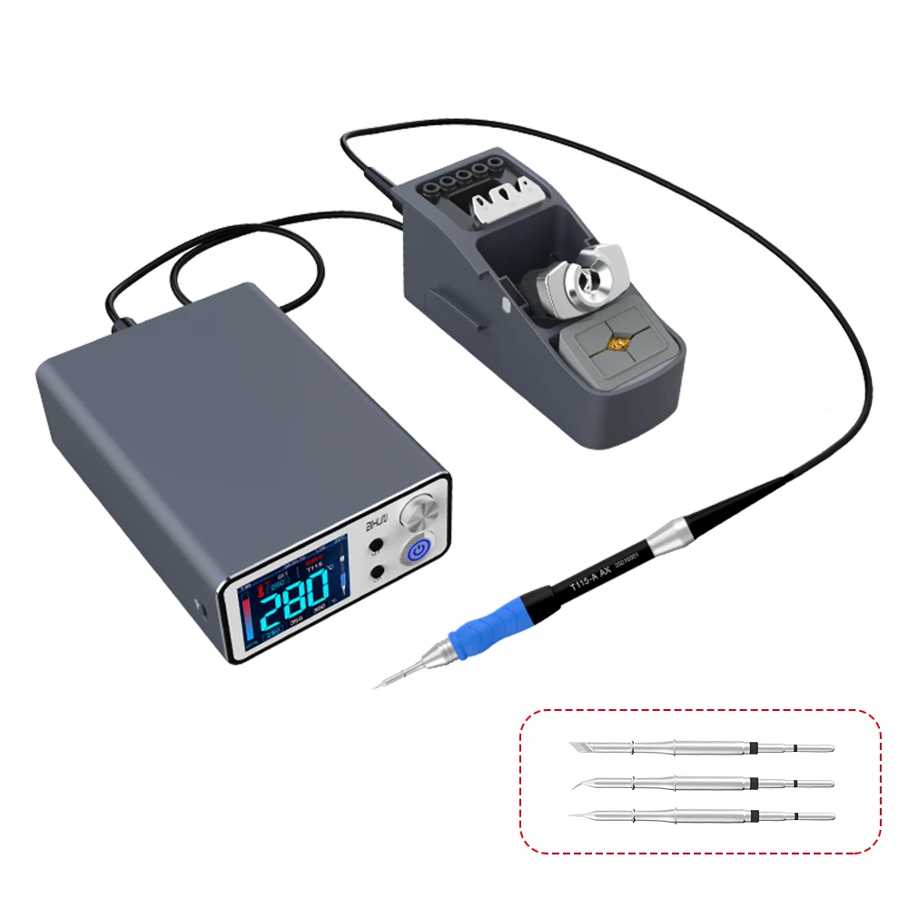 JCID Aixun T3B 115 T210 Electric Soldering Iron Station With T210 T115 Handle Solder Tips Mobile Phone Welding Repair Platform
JCID Aixun T3B 115 T210 Electric Soldering Iron Station With T210 T115 Handle Solder Tips Mobile Phone Welding Repair Platform