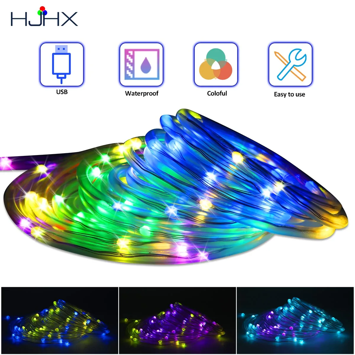 СВЕТОДИОДНАЯ Гирлянда DC5V USB для вечерние, украшение на день рождения SMD5050 RGB светильник светодиодный светильник Bluetooth музыка мечта, цвет инди...
СВЕТОДИОДНАЯ Гирлянда DC5V USB для вечерние, украшение на день рождения SMD5050 RGB светильник светодиодный светильник Bluetooth музыка мечта, цвет инди...