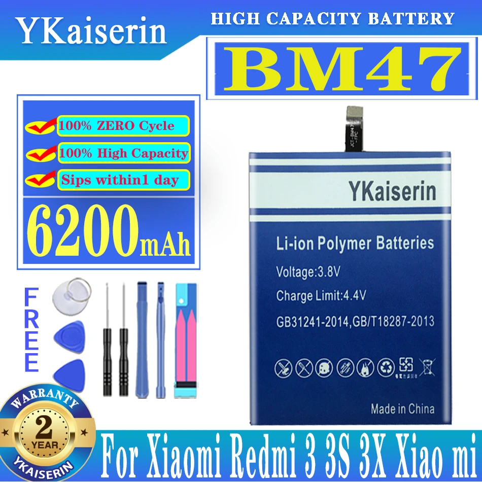 Сменный аккумулятор для Xiaomi Redmi 3, Redmi3, 3S, 3X, 4X, Redmi3 Pro, Hongmi Redrice 3, 3s, BM47, Подлинная батарея 6200 мАч, трек №
Сменный аккумулятор для Xiaomi Redmi 3, Redmi3, 3S, 3X, 4X, Redmi3 Pro, Hongmi Redrice 3, 3s, BM47, Подлинная батарея 6200 мАч, трек №