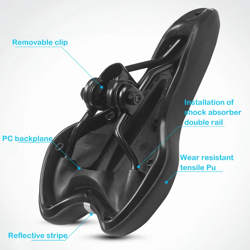 Hot Bike Seat Bicycle Saddle Soft Breathable Bike Cushion Comfortable Bicycle Saddle for Bike
Hot Bike Seat Bicycle Saddle Soft Breathable Bike Cushion Comfortable Bicycle Saddle for Bike